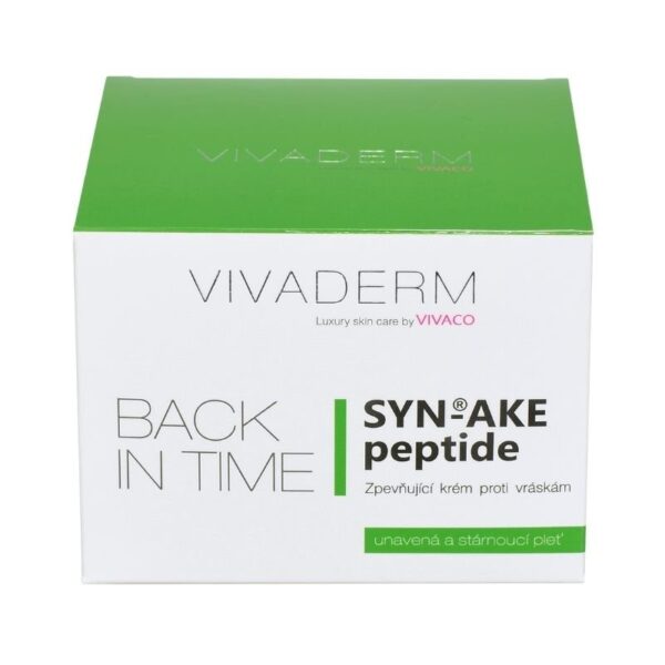 Učvršćujuća krema protiv bora sa zmijskim otrovom i peptidima BACK IN TIME VIVADERM - Slika 4