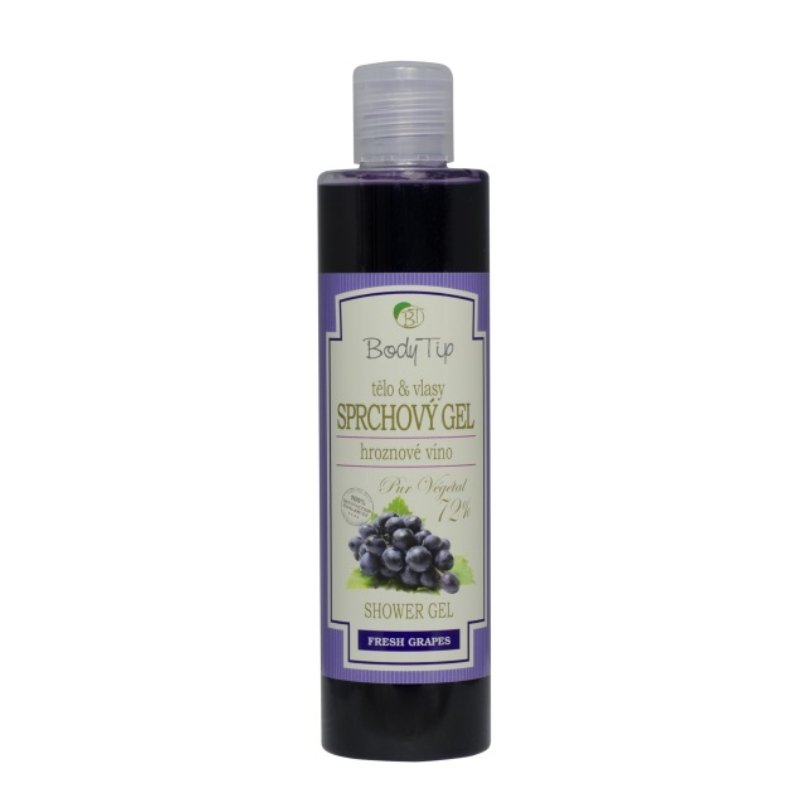 gel za tusiranje sa uljem grozdja