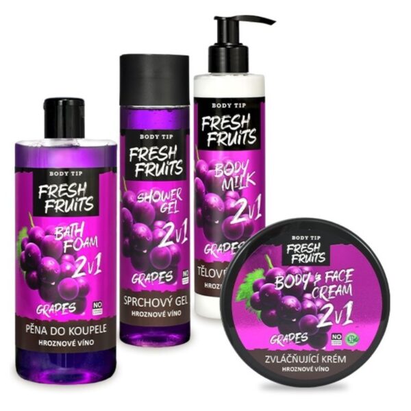 Poklon set kozmetike sa uljem crnog grožđa BODY TIP - Slika 3
