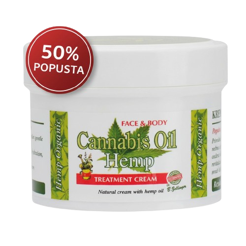 Krema za ekcem i psorijazu Hemp Organic na popustu 50% – prirodna nega kože sa uljem konoplje