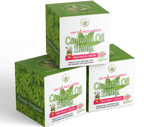 3 pakovanja kreme za ekcem i psorijazu Hemp Organic 75 ml