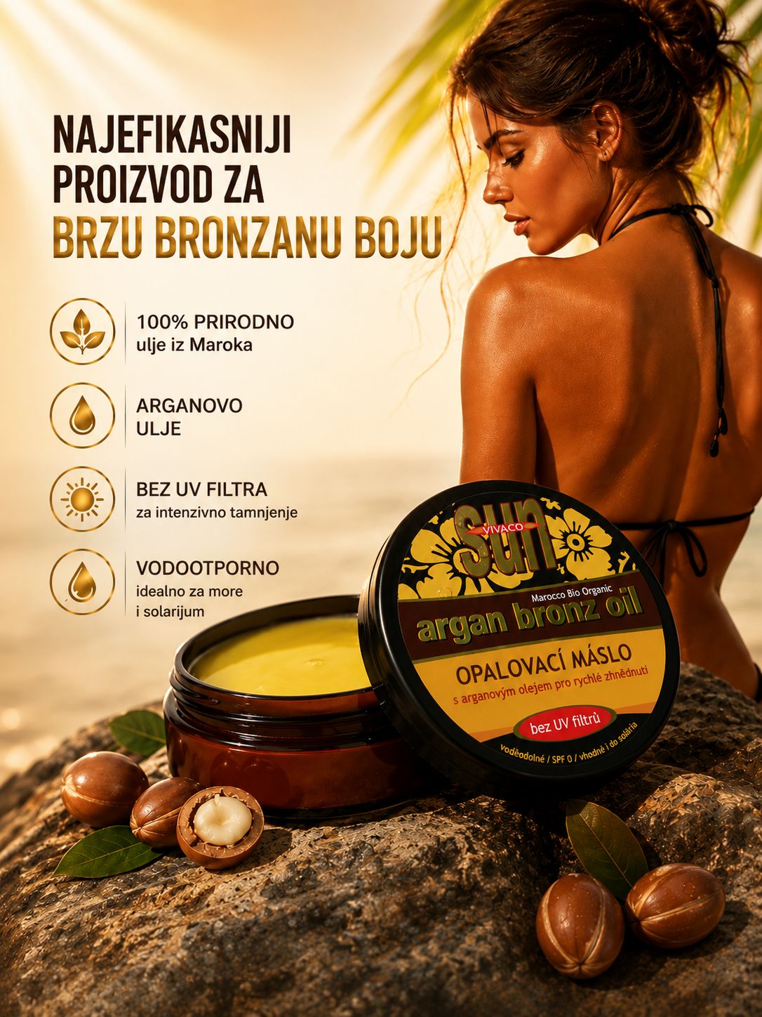 arganovo ulje za bronzani ten